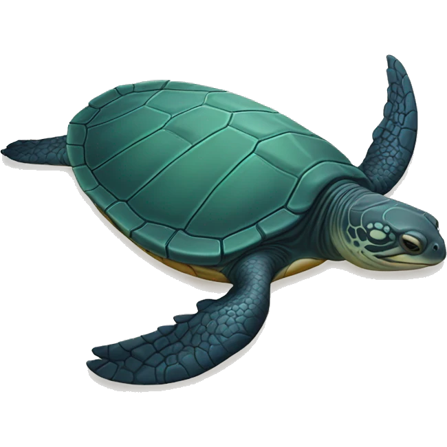 Leatherback sea turtle emoji