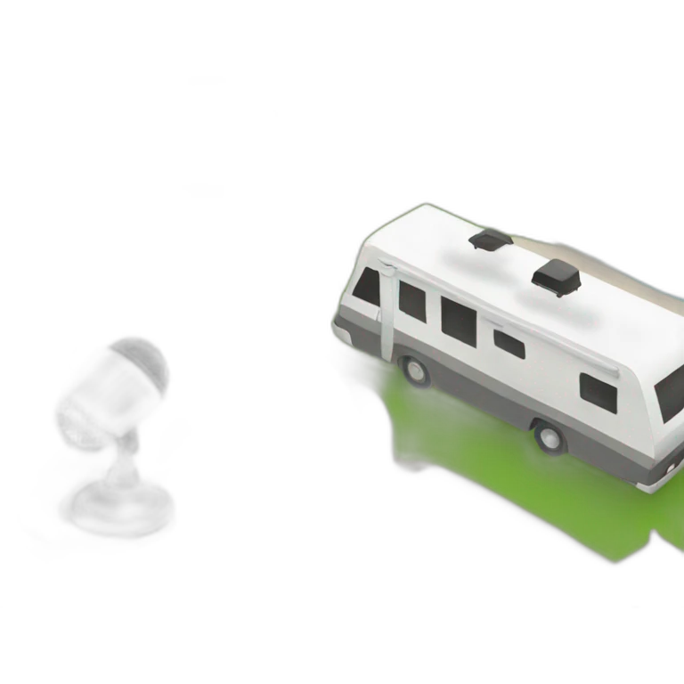 RV map with microphone emoji