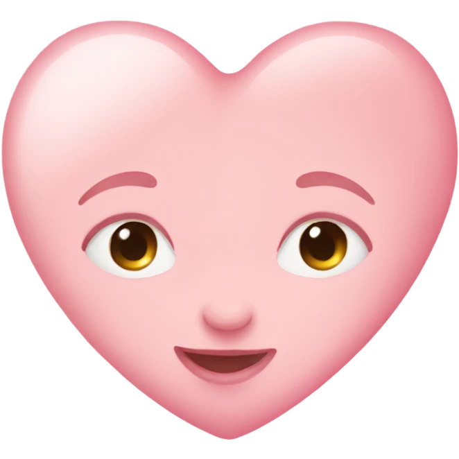 baby pink heart emoji