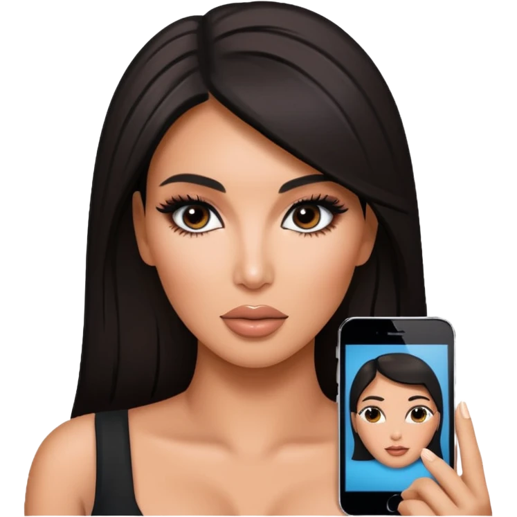 kim kardashion  emoji