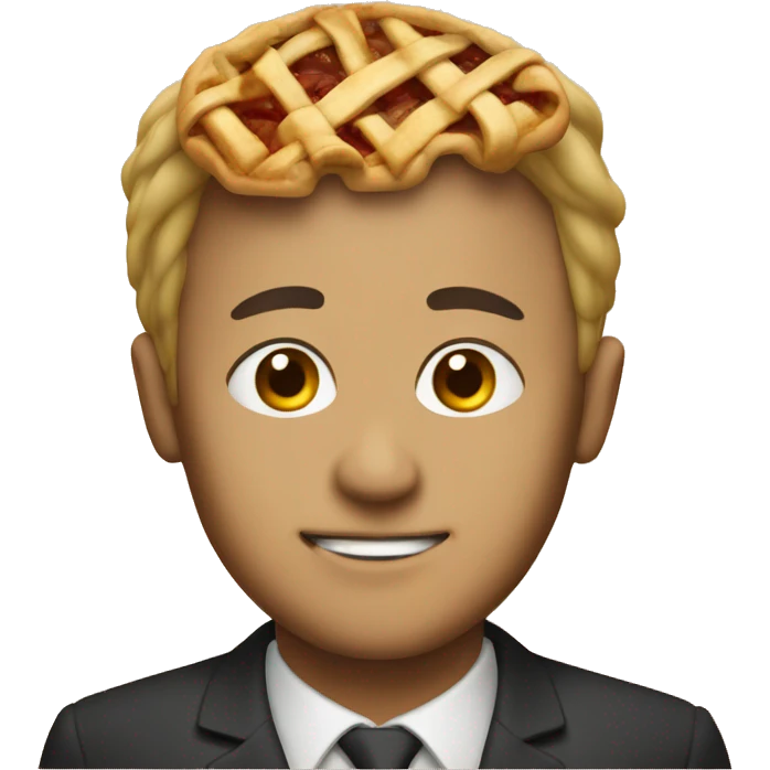 Face with pie emoji