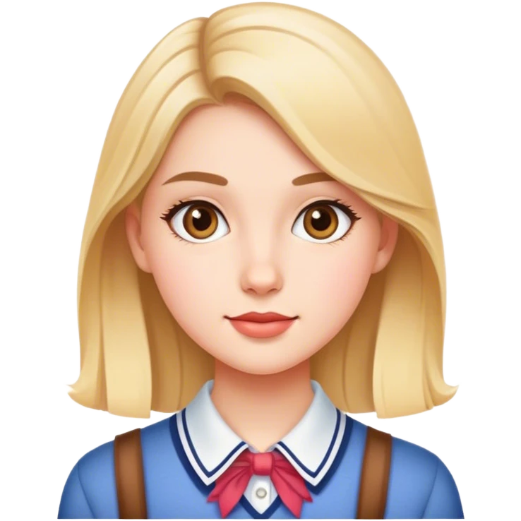 Preppy and pretty emoji
