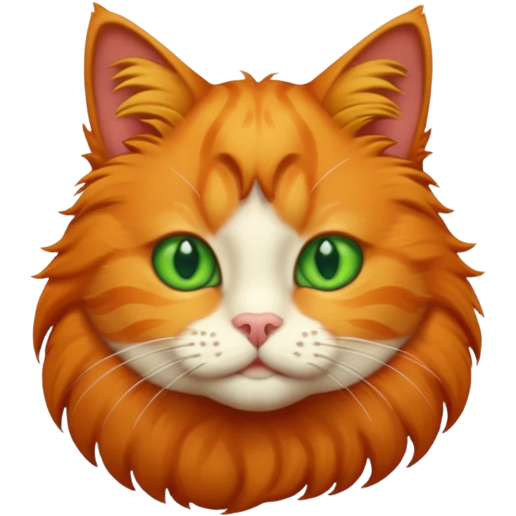 Рыжий кот emoji