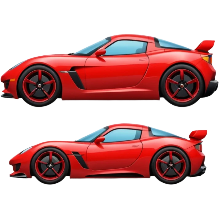 sports car from one side emoji