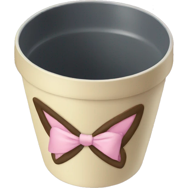 A bow cup emoji