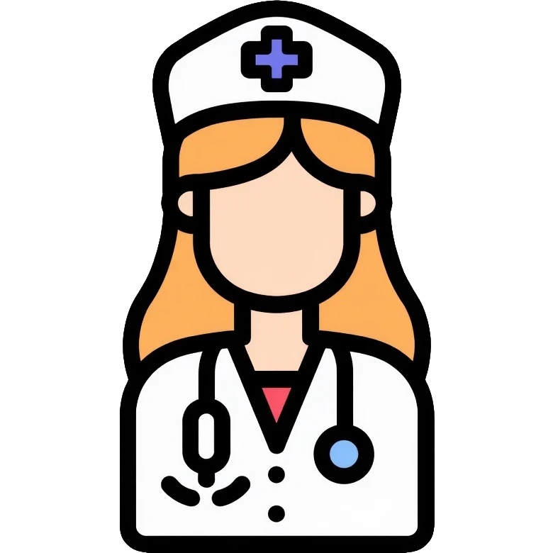 nurse with stethoscope emoji