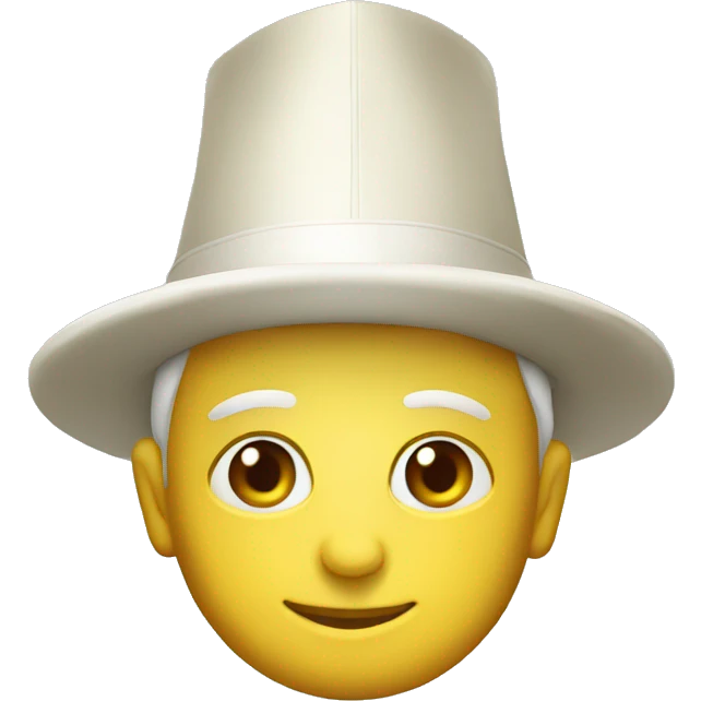 pope tall hat with cloth emoji