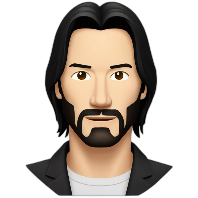 Keanu reeves face emoji