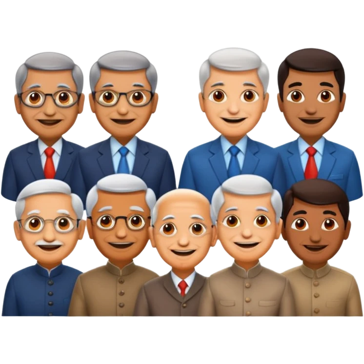 Create a Emoji of Famous Indian Politicians emoji