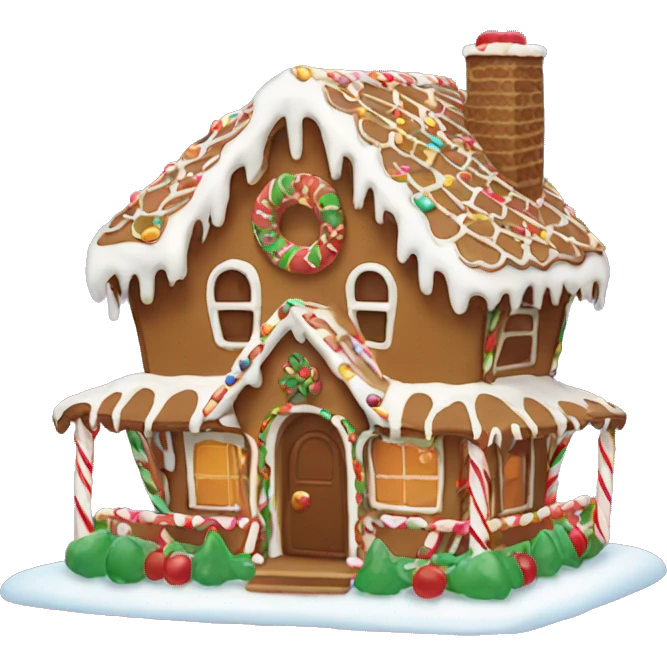 Gingerbread House emoji