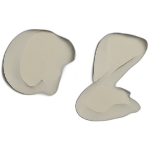 Letters printed an paper emoji