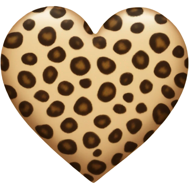 Leopard heart emoji