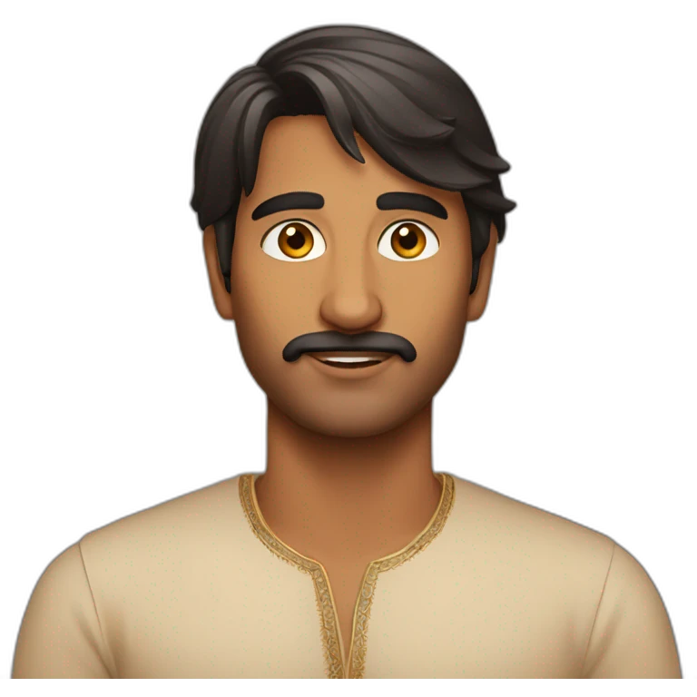 Indian look Handsome man emoji