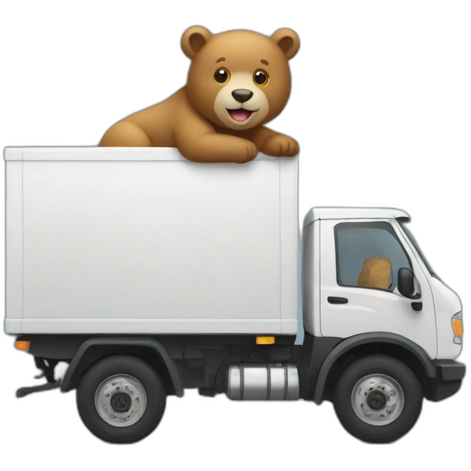 Ours sur camion emoji