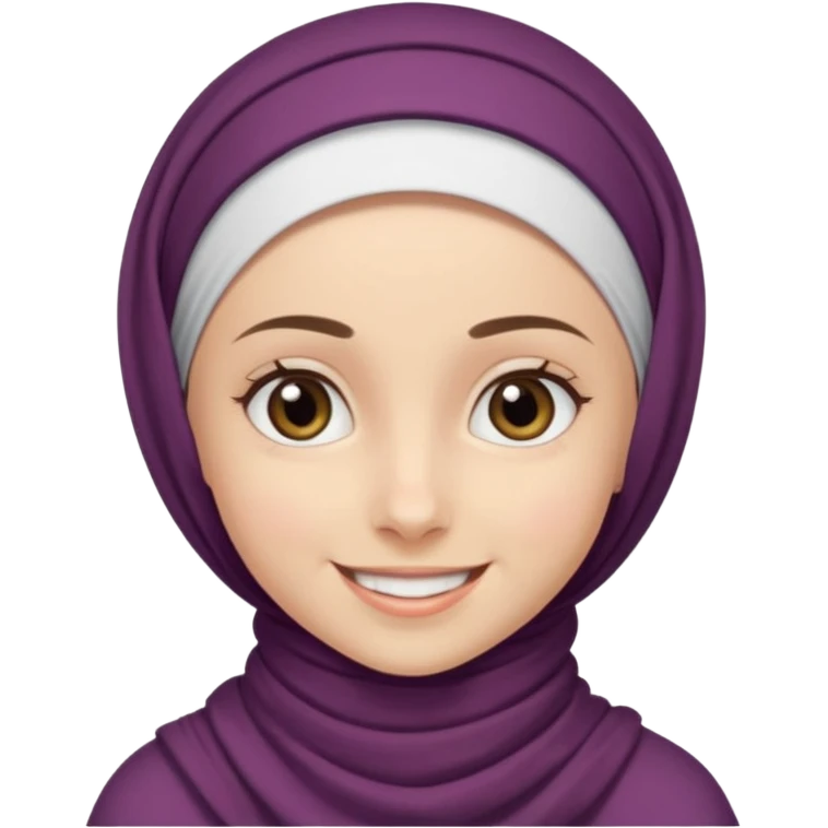 young modest jewish girl head covering tichel emoji