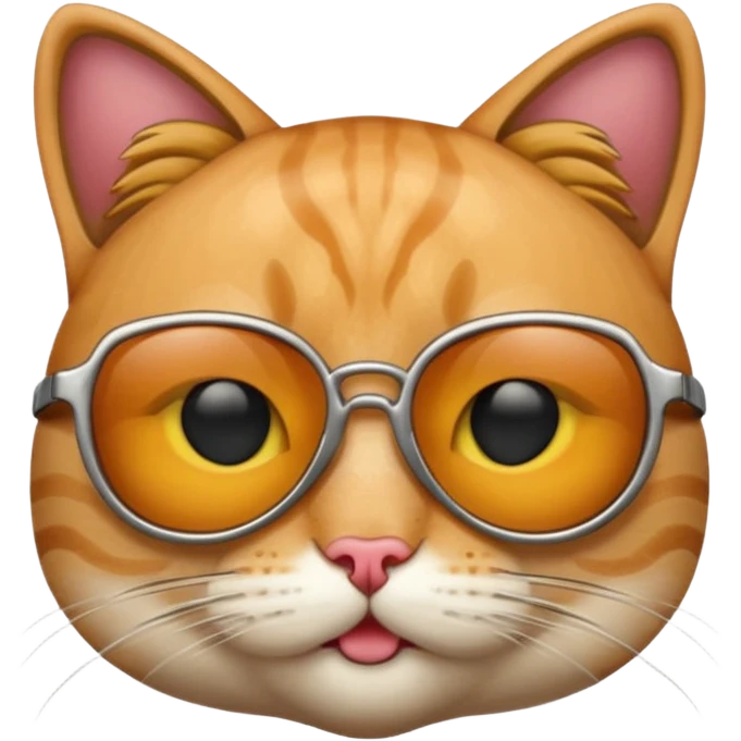 Cat wearing sunglasses emoji