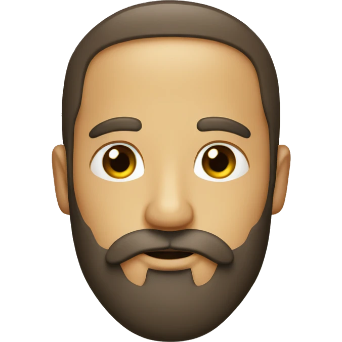 man bone beard emoji