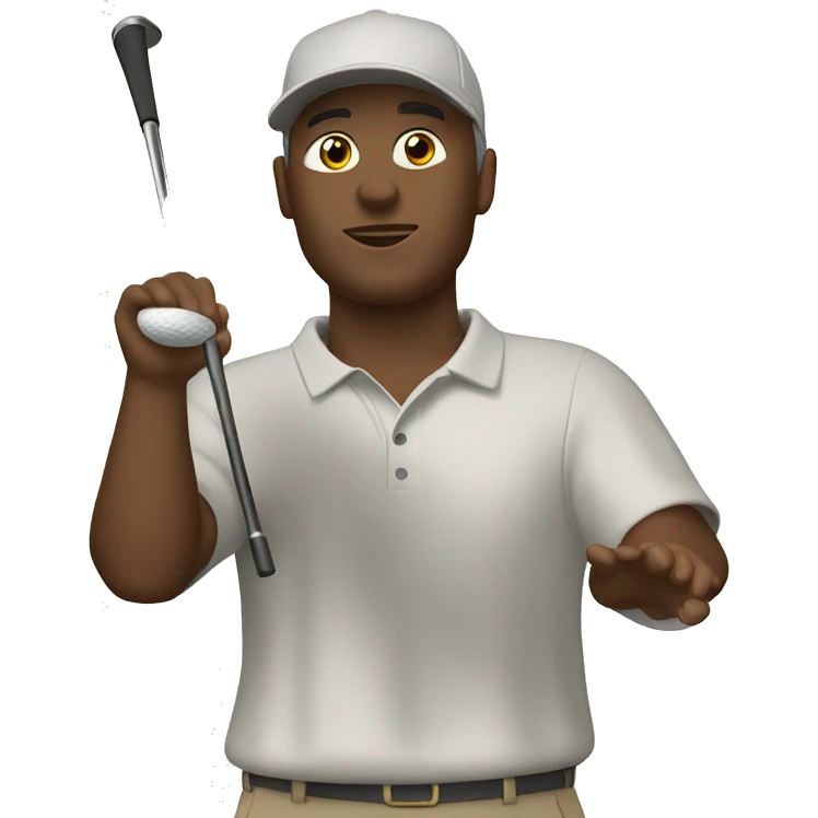 golf swing prayerhands emoji