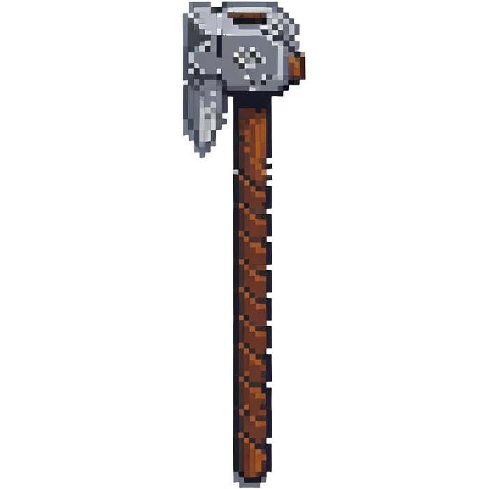 pixel art ban hammer emoji