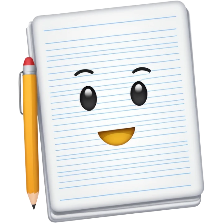 Sınav kağıdı emoji