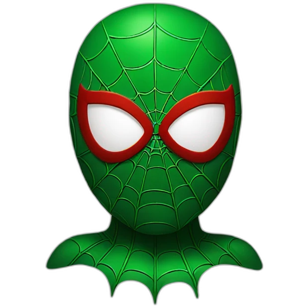 Green Spiderman emoji