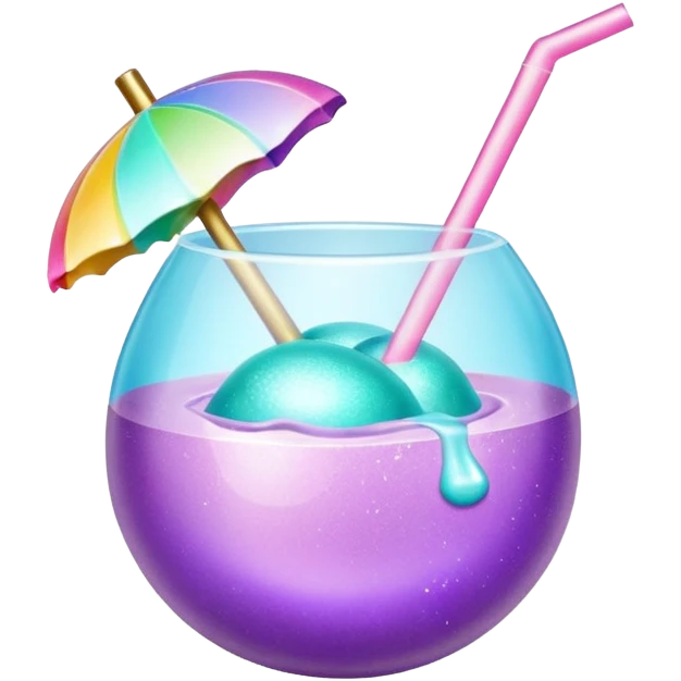 Colorful shiny glossy glittery soft smooth Pastel soap perfume cocktail bomb bar aesthetic decoration room thing  emoji