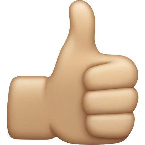 Thumbs up Alan Prost  emoji