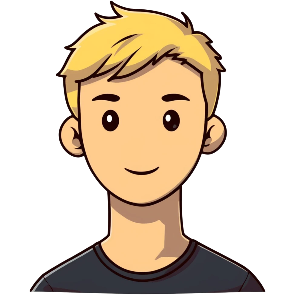 blonde young man emoji