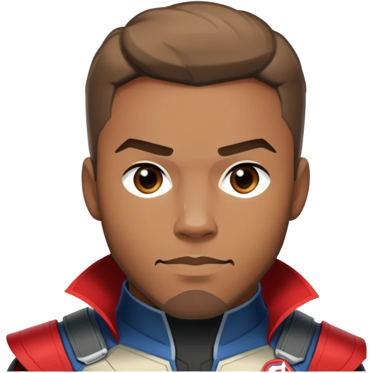 Sam Wilson with side-whiskers from avenger emoji