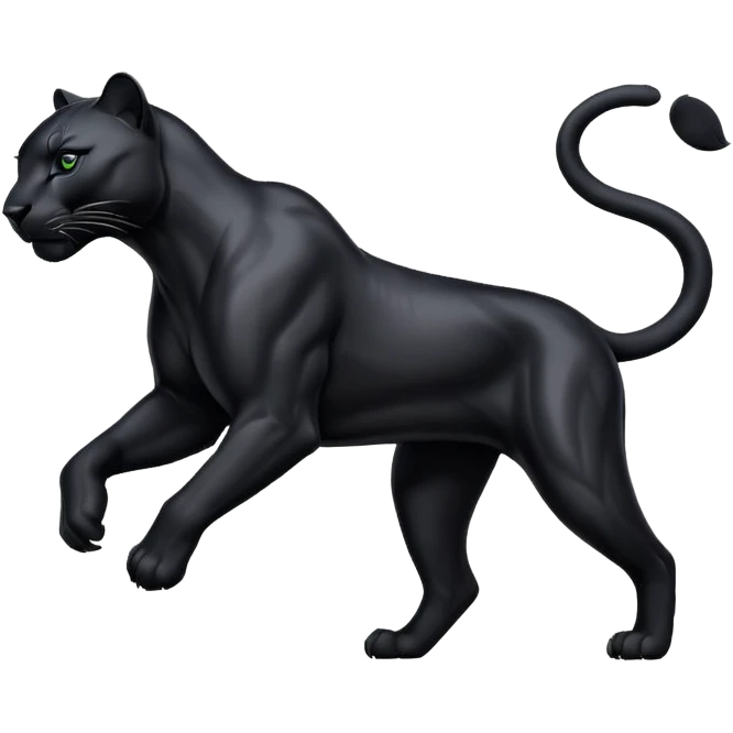 Black Panther puma logo emoji