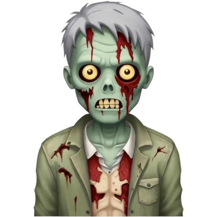 Miebro humano zumbi emoji