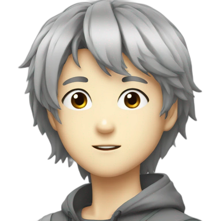 Detailed anime character emoji