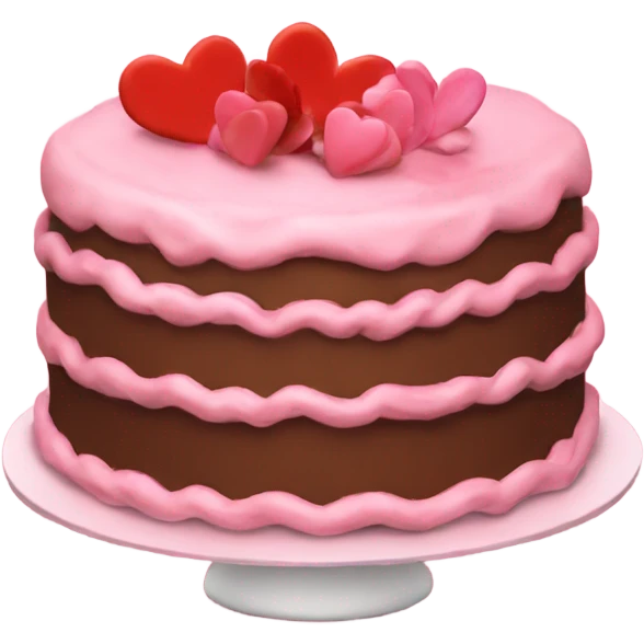 valentine cake emoji
