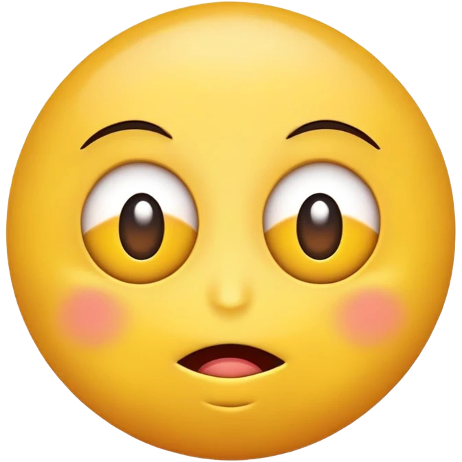 General yellow emoji face with a twitching eye emoji