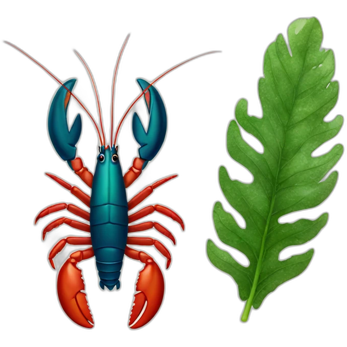 lobster and rocket emoji