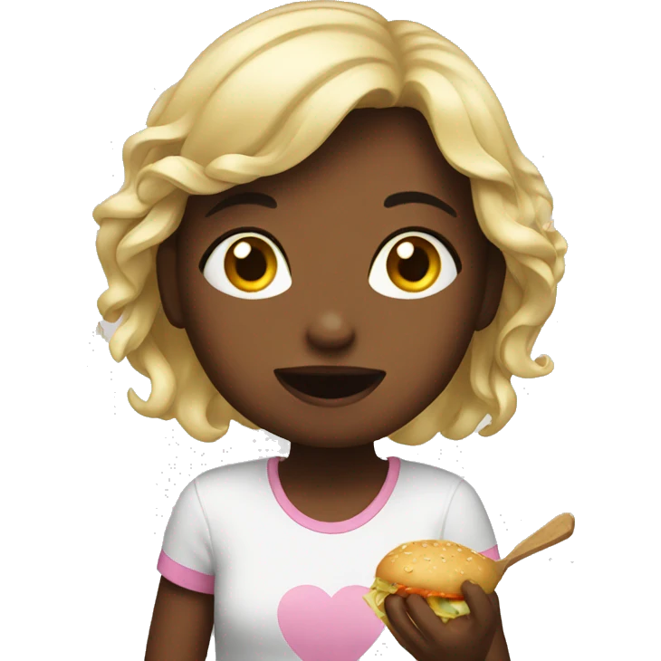 Girl that loves eating  emoji