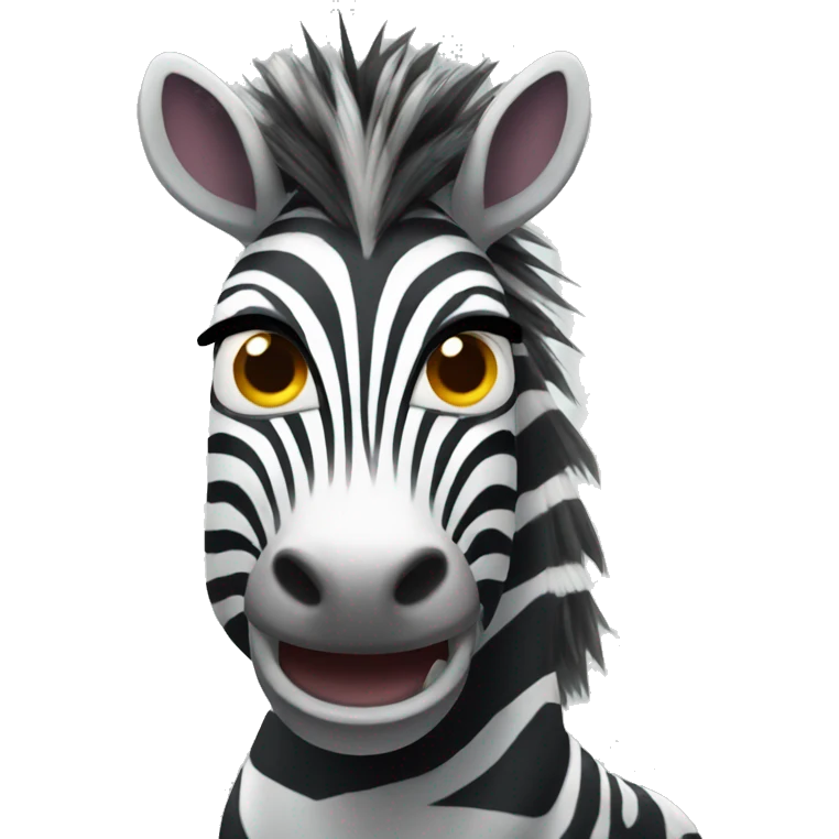 angry zebra  emoji