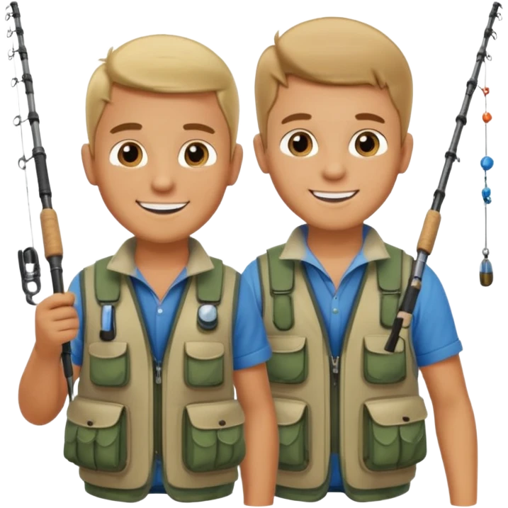two brothers fishing emoji