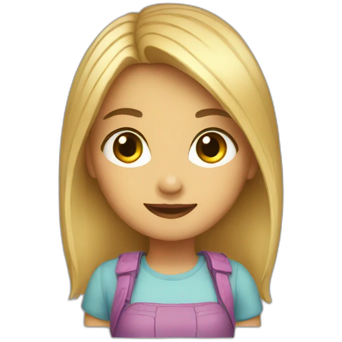 Cute girl emoji
