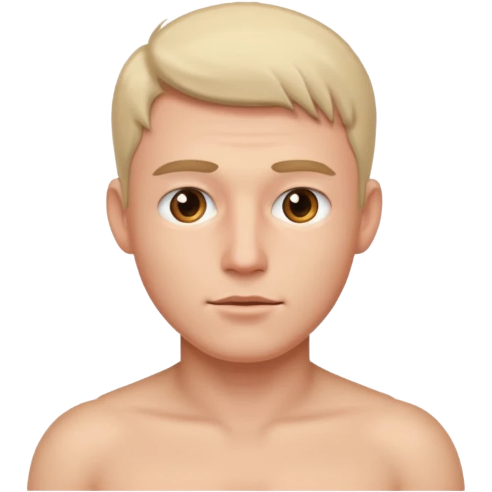 Male Face between boobs emoji