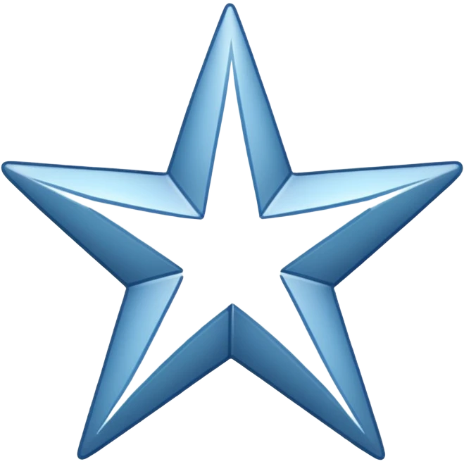 Generate me like a broken star in half or maybe three pieces but so people still can see it’s a star lie make it white outline and empty inside and same thing with a star make two emojis emoji