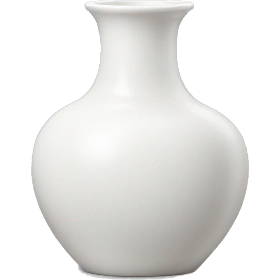 white donut vase emoji