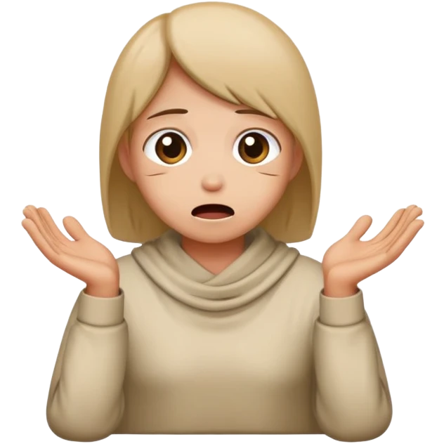 Begging emoji