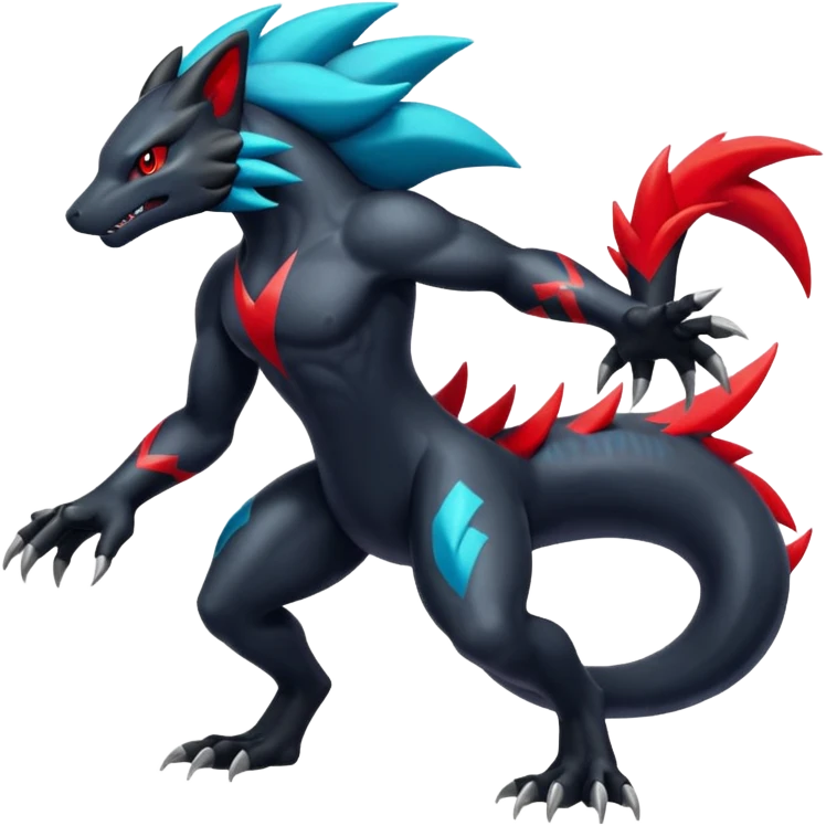 Shiny Zoroark-Salandit-Zekrom-fusion emoji