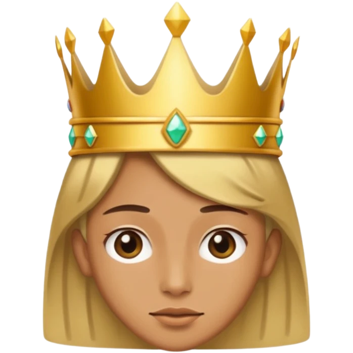 aggiungi una corona sulla testa emoji