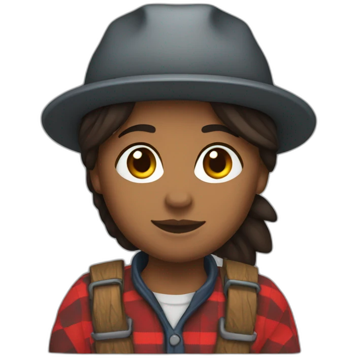 Lesbian lumberjack emoji