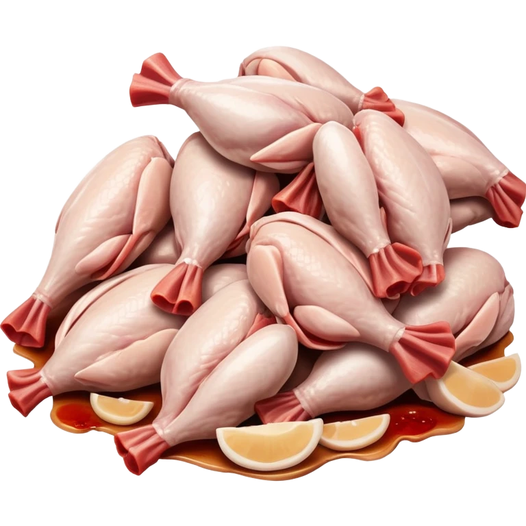 Chicken carcasses raw  emoji