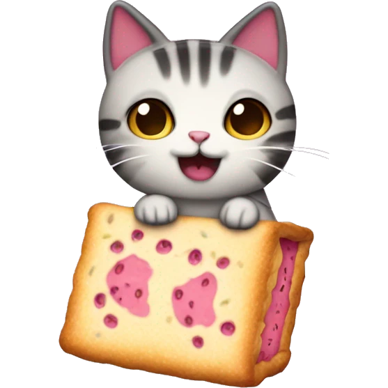 nyancat with poptart body emoji