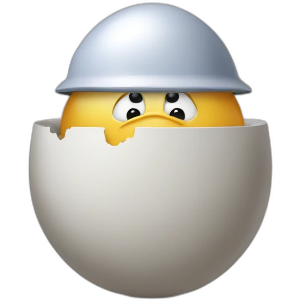 Humpty Dumpty developing a website emoji