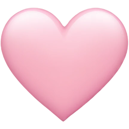 color baby pink heart  emoji